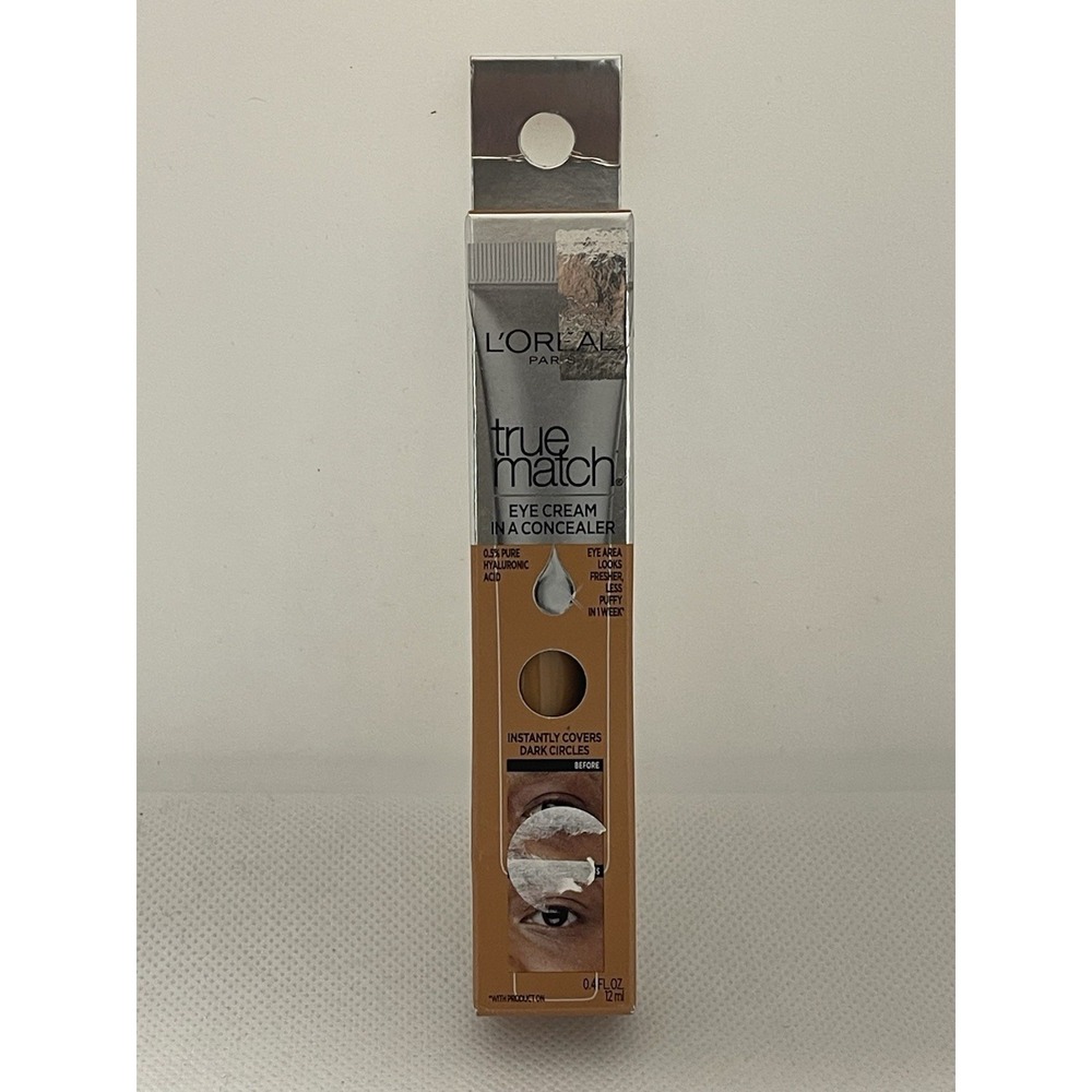L'Oreal Paris True Match Eye Cream In A Concealer .4 fl Oz C 7-8 Dark Fonce